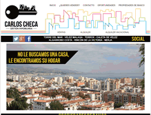 Tablet Screenshot of carloschecainmobiliaria.com